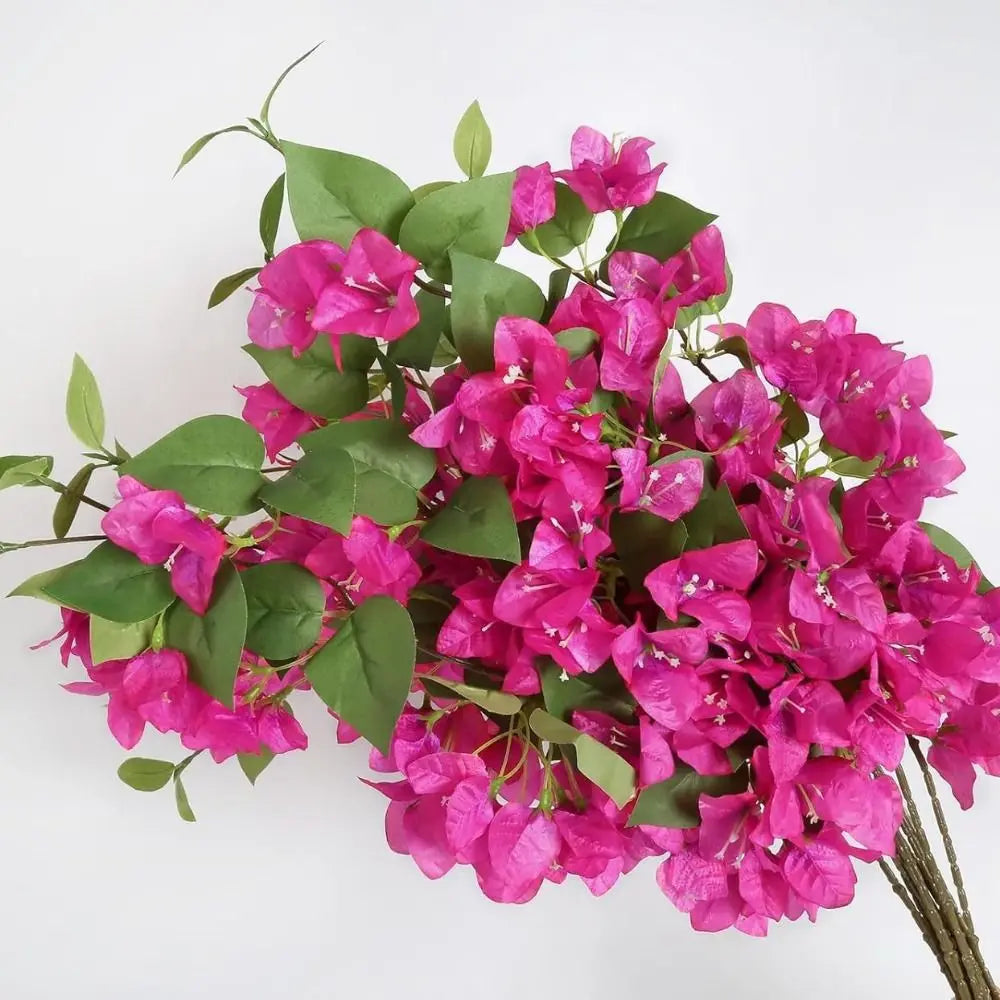 Realistic Silk Artificial Bougainvillea Branch UV Resistant 80cm Artificial Flower Branch Richie's