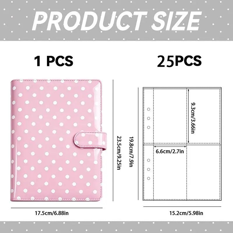 A5 Kpop Photocard Binder Album – 25 Pages, 4-Grid Pockets Photocard Binder Album Richie's