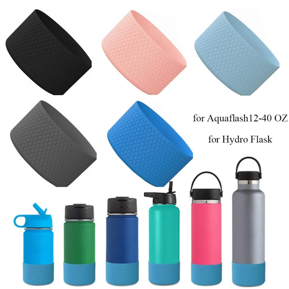 Silicone Water Bottle Bottom Sleeve Anti-Slip Boot 12–40 oz Bottle Bottom Sleeve Richie's