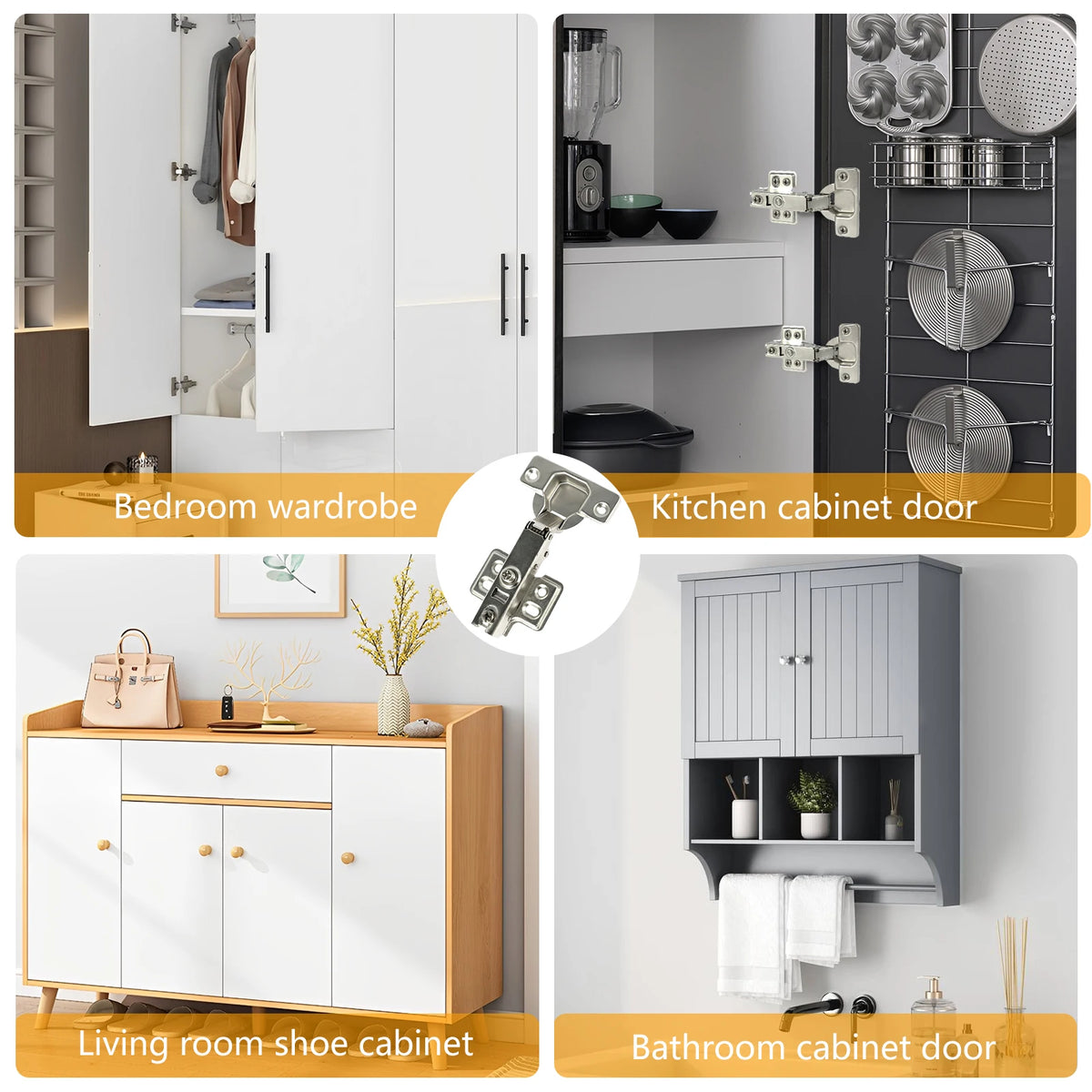 Soft Close Cabinet Hinges Concealed Steel 10/20 Pack Cabinet Door Hinges Richie's