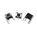 50Pcs 6x6mm Momentary Tactile Push Button Switch PCB Right Angle Tactile Push Switch Richie's 6x6x7.5mm