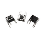 50Pcs 6x6mm Momentary Tactile Push Button Switch PCB Right Angle Tactile Push Switch Richie's 6x6x7.5mm