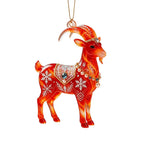 Rhinestone Goat Hanging Ornament – Acrylic Festive Pendant Christmas Ornament Richie's 4