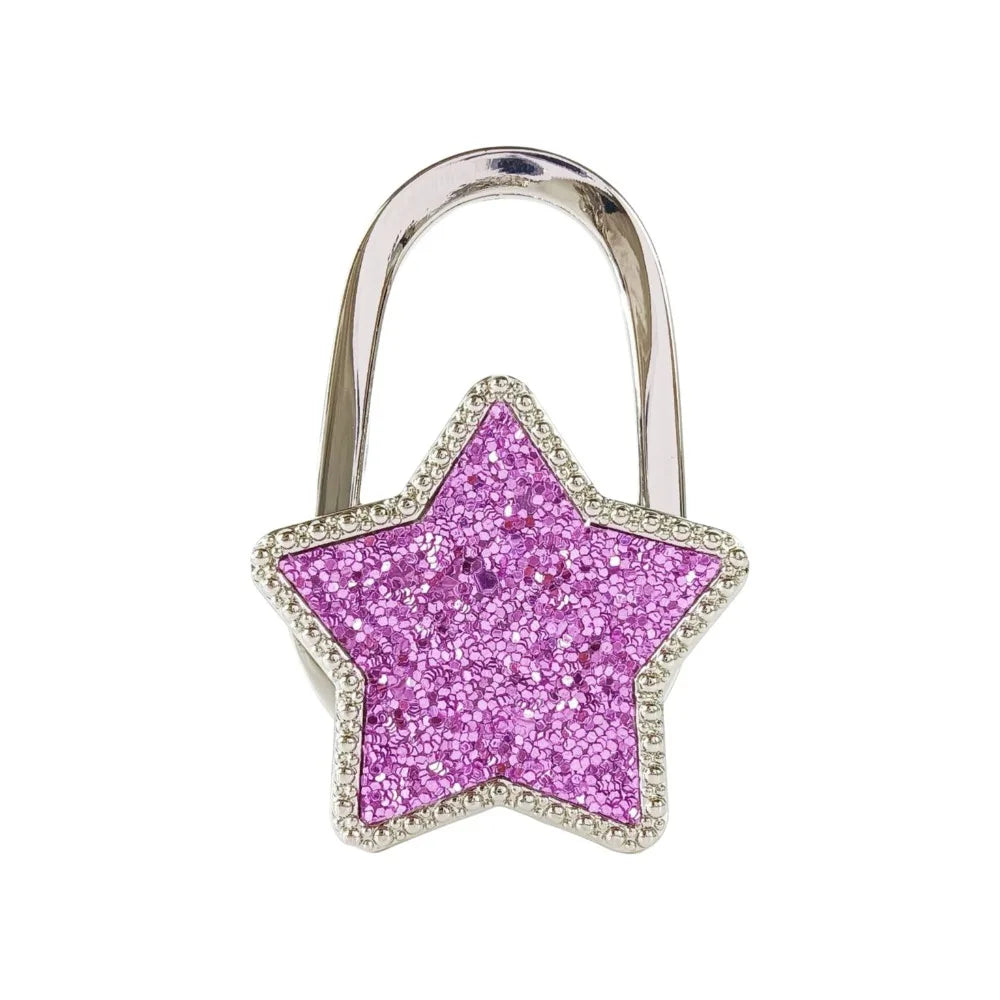 Foldable Star Handbag Hook – Zinc Alloy Purse Hanger for Table Handbag Hook Hanger Richie's 05