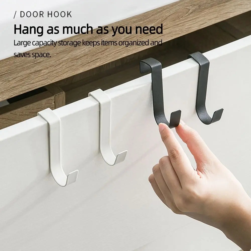 No-Drill Stainless Steel Over Cabinet Door Hook – J-Shape Cabinet Door Hook Richie's