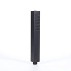Square Handheld Shower Head – High Pressure Water-Saving Sprayer Handheld Shower Head Richie's black