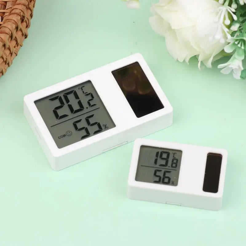 Solar Powered Mini Digital Thermometer & Hygrometer Digital Thermometer Hygrometer Richie's