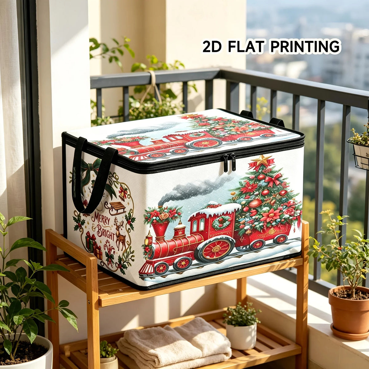 Large Foldable Christmas Storage Box – Under-Bed Organizer Foldable Storage Box Richie's