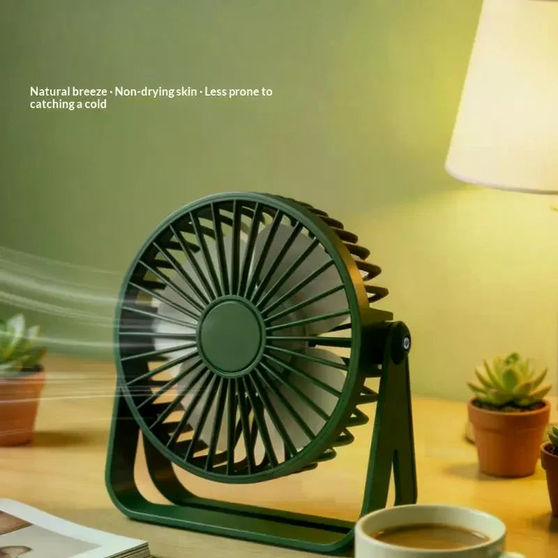 Mini USB Desktop Fan – Quiet Portable Cooling for Office & Dorm USB Desktop Fan Richie's