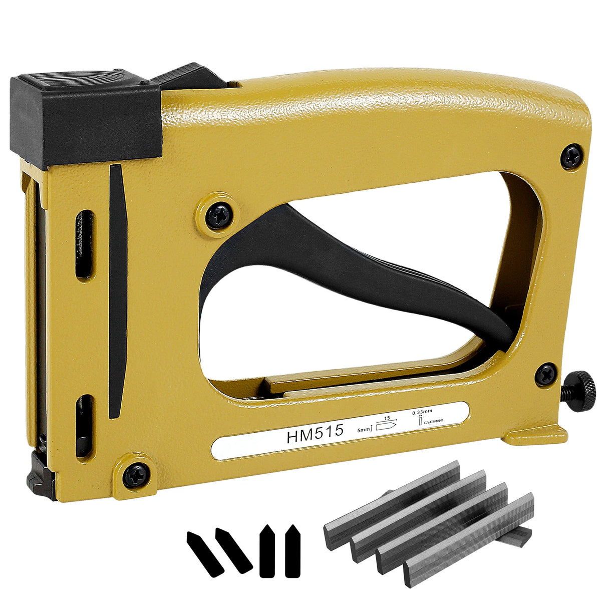Manual Picture Frame Point Driver with 1000 Nails | Flex Tacker Frame Point Driver Richie's yellow