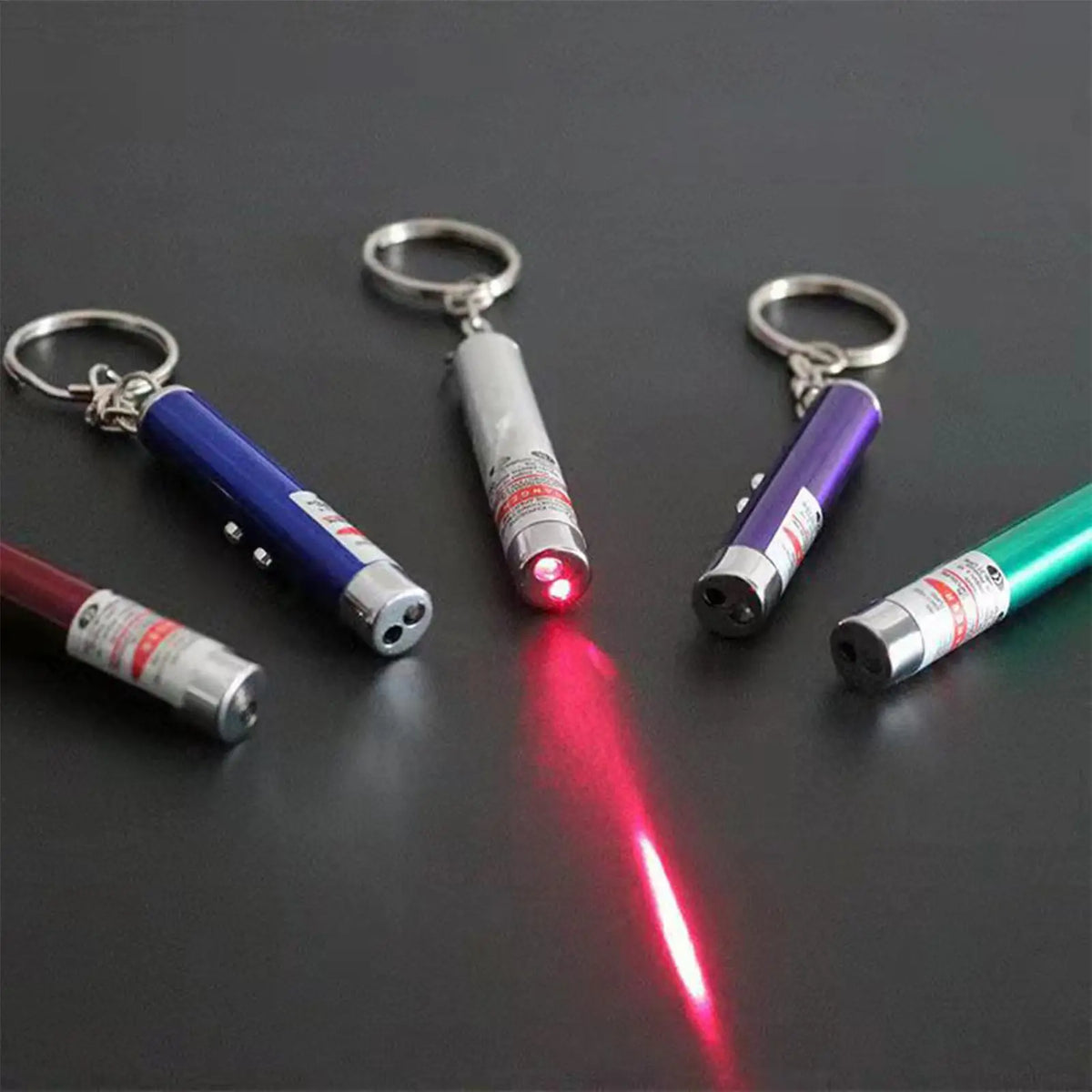 Cat Laser Pointer Toy Pen – LED Keychain Flashlight for Cats Cat Laser Toy Richie's