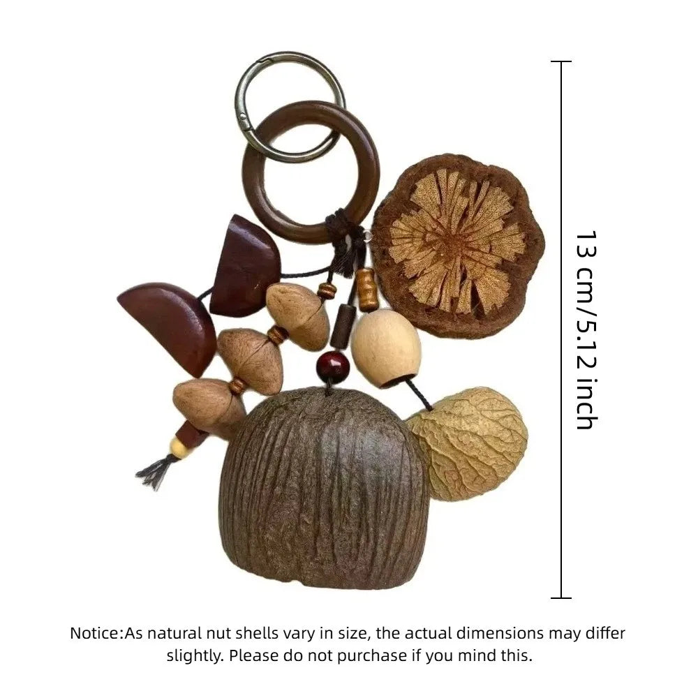 Handmade Natural Nut Shell Hanging Bell Pendant | Home Decor Hanging Bell Pendant Richie's
