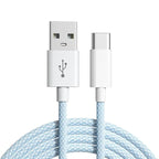 FUCHU 6A Braided USB-A to USB-C Fast Charging Cable 1M 2M USB-C Charging Cable Richie's