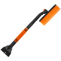 Extendable Car Snow Brush & Ice Scraper – 65–80cm Telescopic Car Snow Brush Richie's Orange color