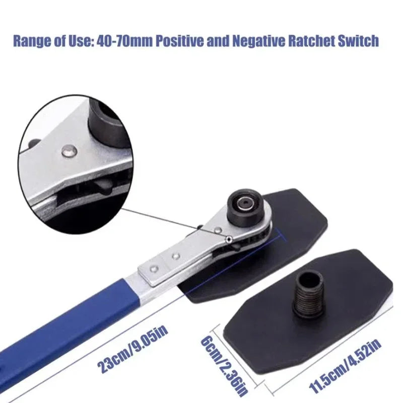 Ratchet Brake Piston Caliper Spreader Tool – Twin Quad Steel Brake Caliper Tool Richie's
