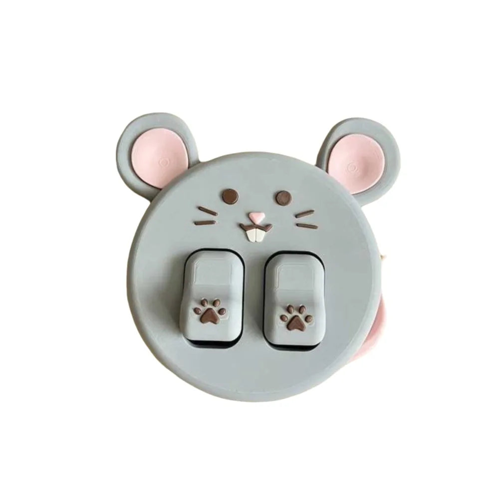 3D Cartoon Animal Wall Switch Panel Cover – 86 Type Switch Panel Cover Richie's Rat