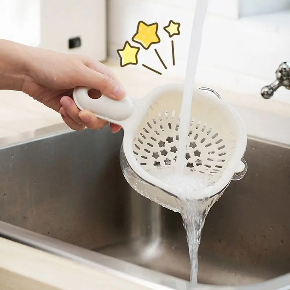 Double-Layer Drainage Basket Fruit & Vegetable Washing Bowl Drainage Washing Basket Richie's