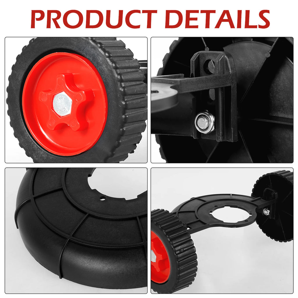 Adjustable String Trimmer Support Wheel Grass Cutter Attachment Trimmer Wheel Attachment Richie's
