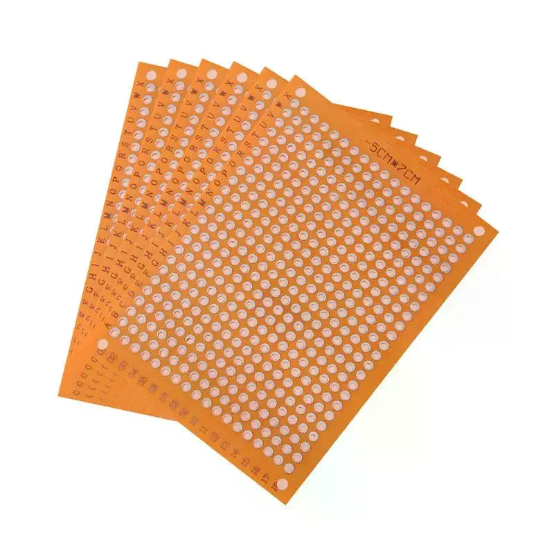 10PCS PCB Perfboard Kit – 432-Hole 5x7cm Prototype Board Prototype Perfboard Richie's