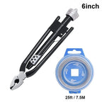Safety Wire Twist Plier + 25ft Wire | High Carbon Steel Tool Wire Twist Plier Richie's XT056 1set