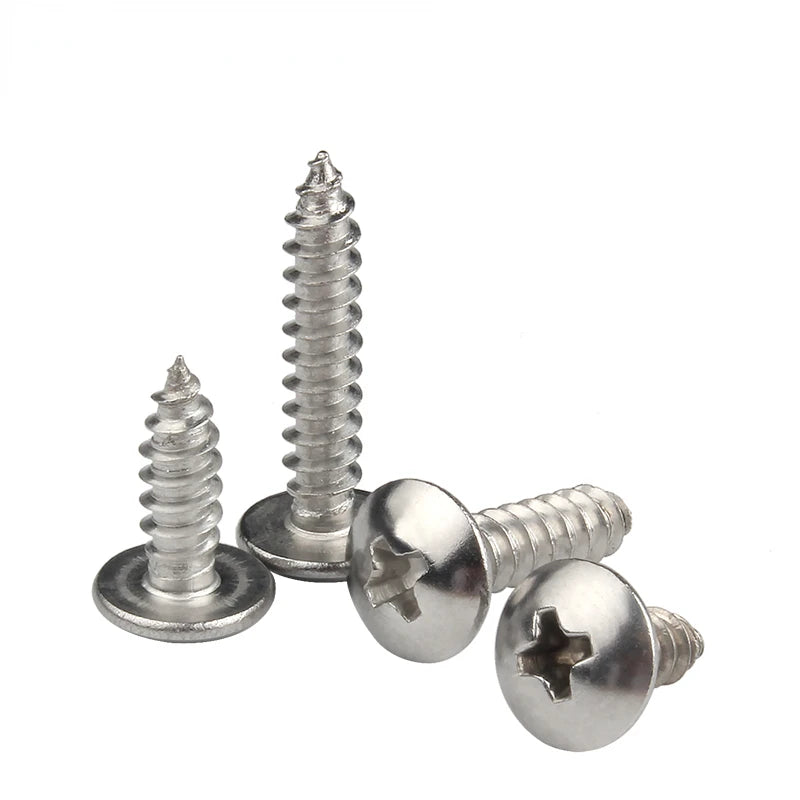 304 SS Truss Head Self-Tapping Screws M3–M6 | 6–100mm Self-Tapping Screws Richie's