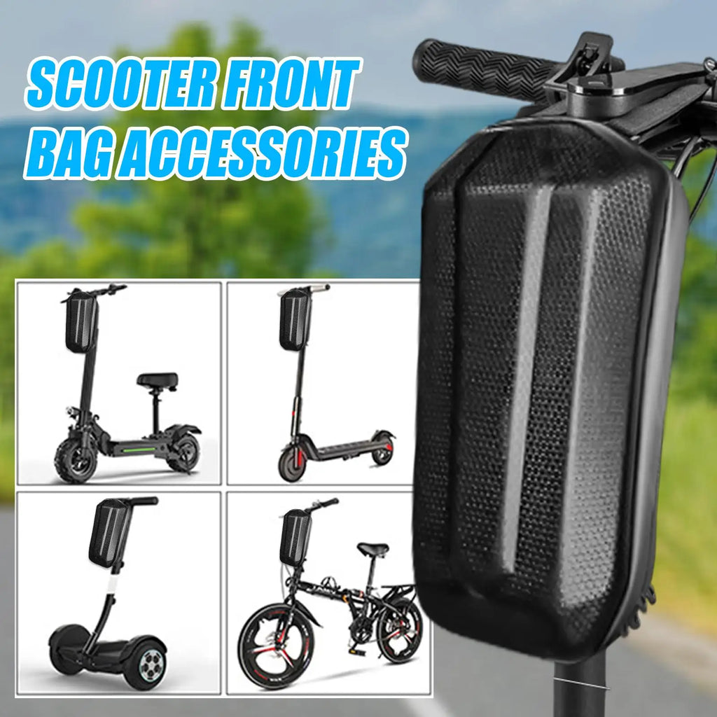 3L Scooter Handlebar Bag – Waterproof Hard Shell Front Pack Scooter Handlebar Bag Richie's