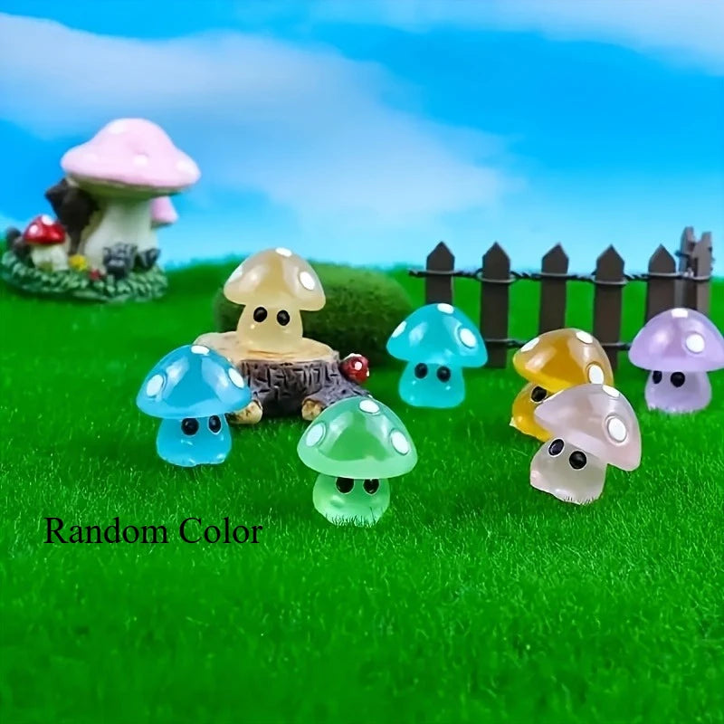 Glow-in-the-Dark Resin Mushrooms – Home, Garden & Party Decor Resin Mushroom Decor Richie's 60pcs