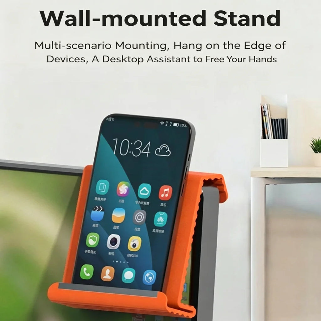 Flexible Silicone Phone Stand Multi-Angle Foldable Wall Mount Phone Stand Holder Richie's