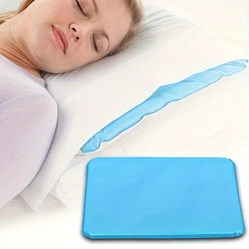 Blue Gel Ice Pack Cooling Neck Pillow – Summer Comfort Cushion Cooling Neck Pillow Richie's