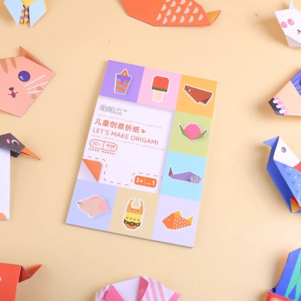 DIY Origami Paper Animal Kit – 30 Sheets Cute Desk Décor Origami Craft Kit Richie's Advanced Level