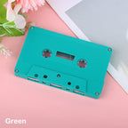 Blank Plastic Cassette Tape Shell – Empty Audio Recording Case Cassette Tape Shell Richie's Green