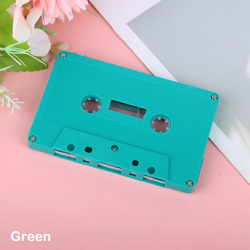 Blank Plastic Cassette Tape Shell – Empty Audio Recording Case Cassette Tape Shell Richie's Green
