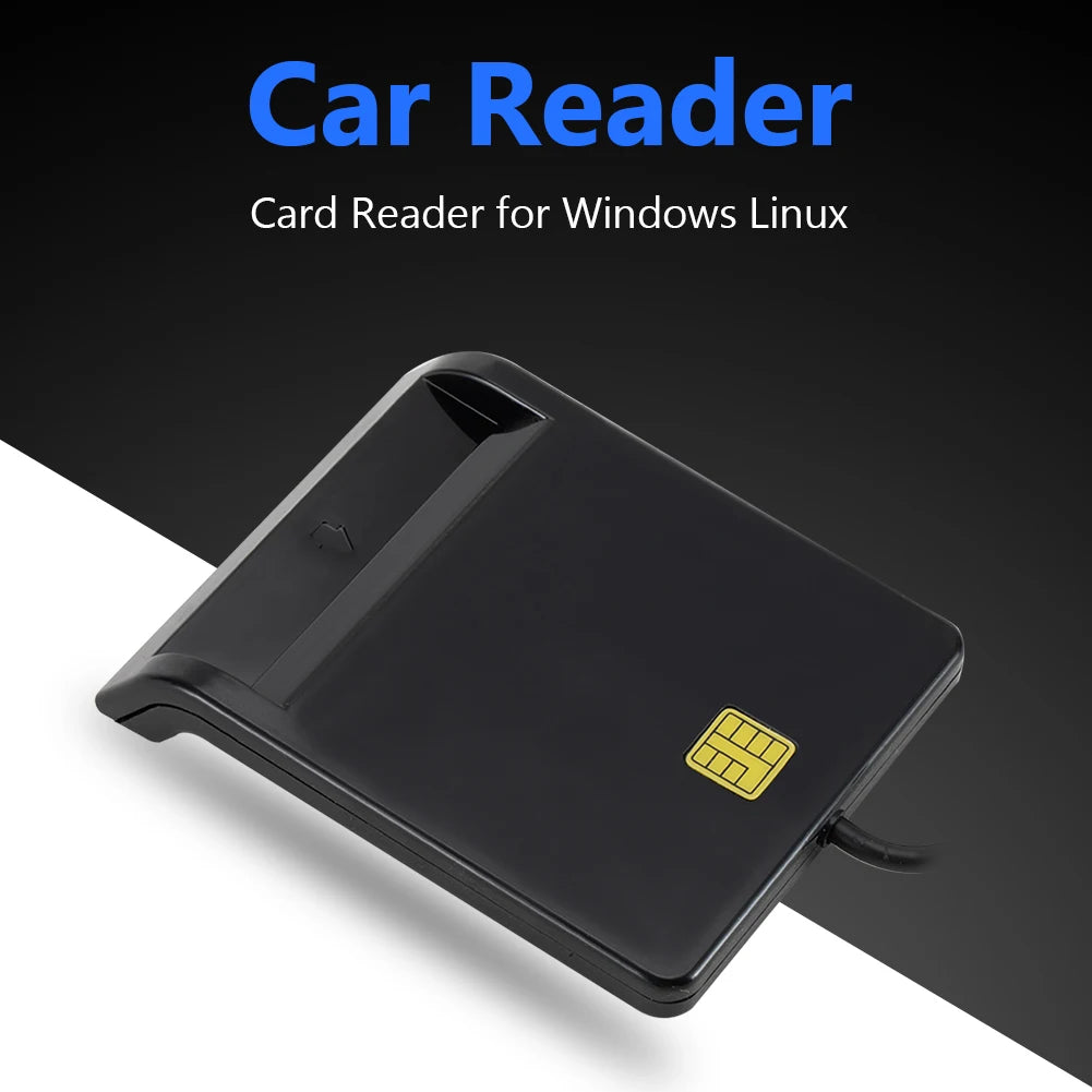USB 2.0 Smart Card Reader – DNIE ATM CAC IC ID SIM Cards Smart Card Reader Richie's