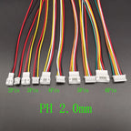 10 Pairs JST PH 2.0mm Connectors 2-6 Pin Male Female Wired Electronics Connector Richie's