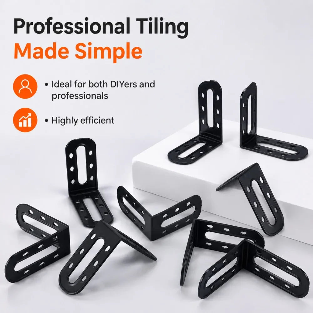 25PCS Tile Leveling Angle Clips – Floor & Wall Tile Spacers Tile Leveling Clips Richie's