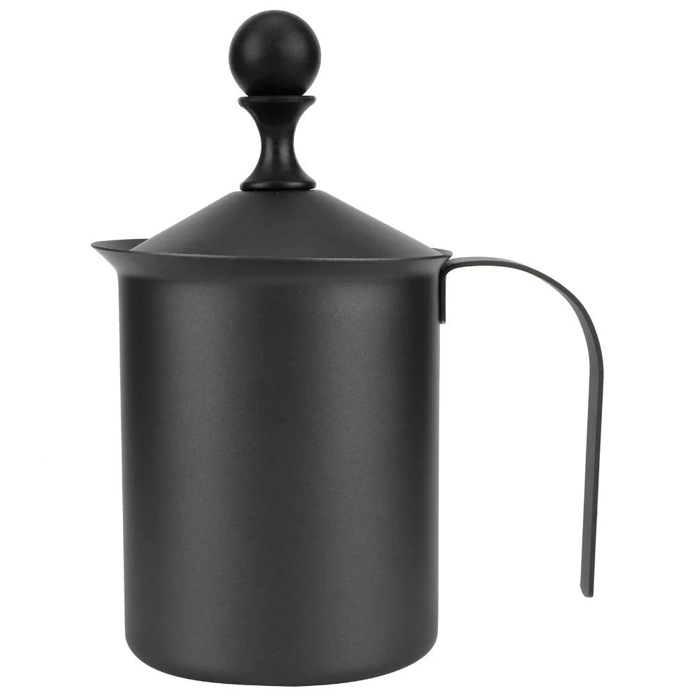 Manual Stainless Steel Milk Frother – Double Mesh Coffee Foamer Manual Milk Frother Richie's