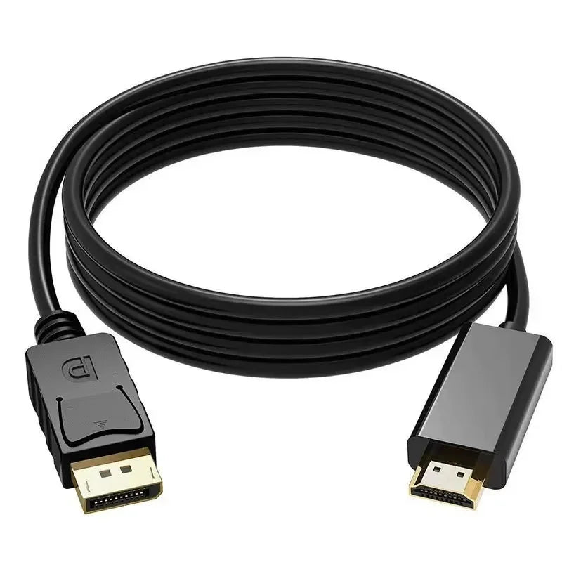 Mini DisplayPort to HDMI Cable 1.8M – 1080p Mac Adapter Display Cable Adapter Richie's Black 1.8m