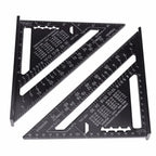 7"/12" Aluminum Carpenter Square Protractor Miter Saw Guide Carpenter Square Richie's