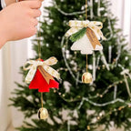 Plush Christmas Bell Pendant Tree Ornament | Festive Xmas Decor Christmas Tree Ornament Richie's