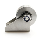 304 Stainless Steel V-Groove Sliding Wheel Roller Pulley Track Rail Sliding Wheel Pulley Richie's