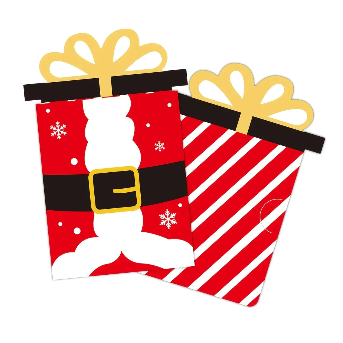 10 Pcs Santa Christmas Gift Exchange Cards & Cash Holders Christmas Gift Cards Richie's