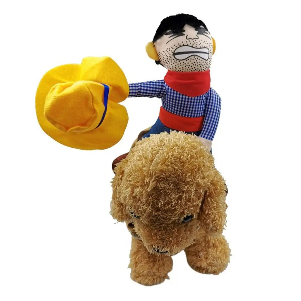 Cowboy Rider Dog Costume – Funny Halloween Pet Cosplay Outfit Dog Costume Richie's