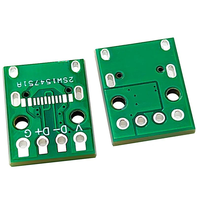 USB 3.1 Type-C 16-Pin PCB Test Adapter Connector Socket USB-C PCB Adapter Richie's G 5Pcs