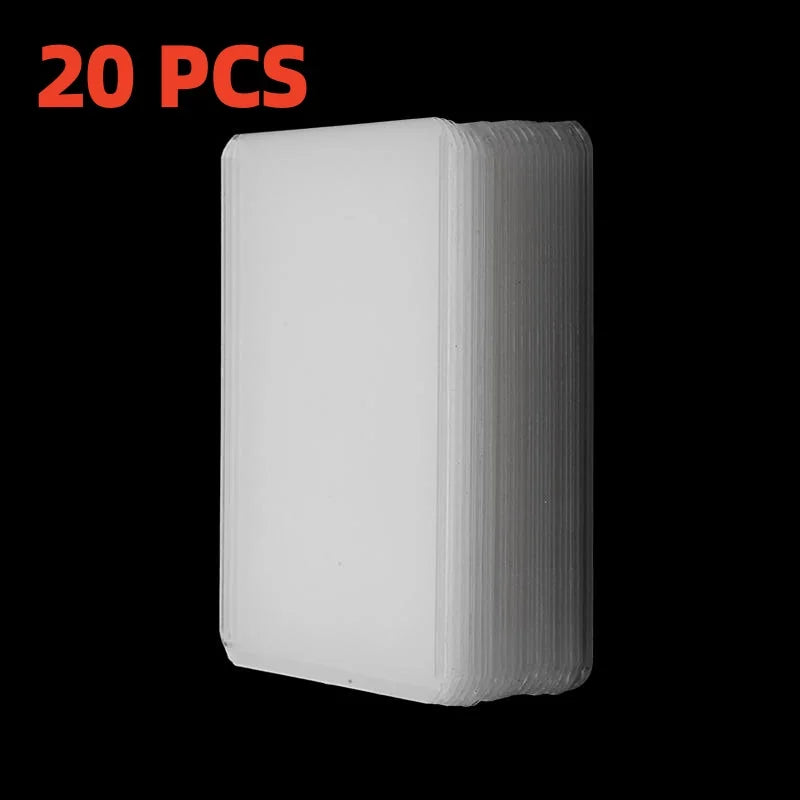 PVC Trading Card Top Loaders Hard Plastic Sleeves 20–100 Pack Card Top Loaders Richie's 20Pcs vertical
