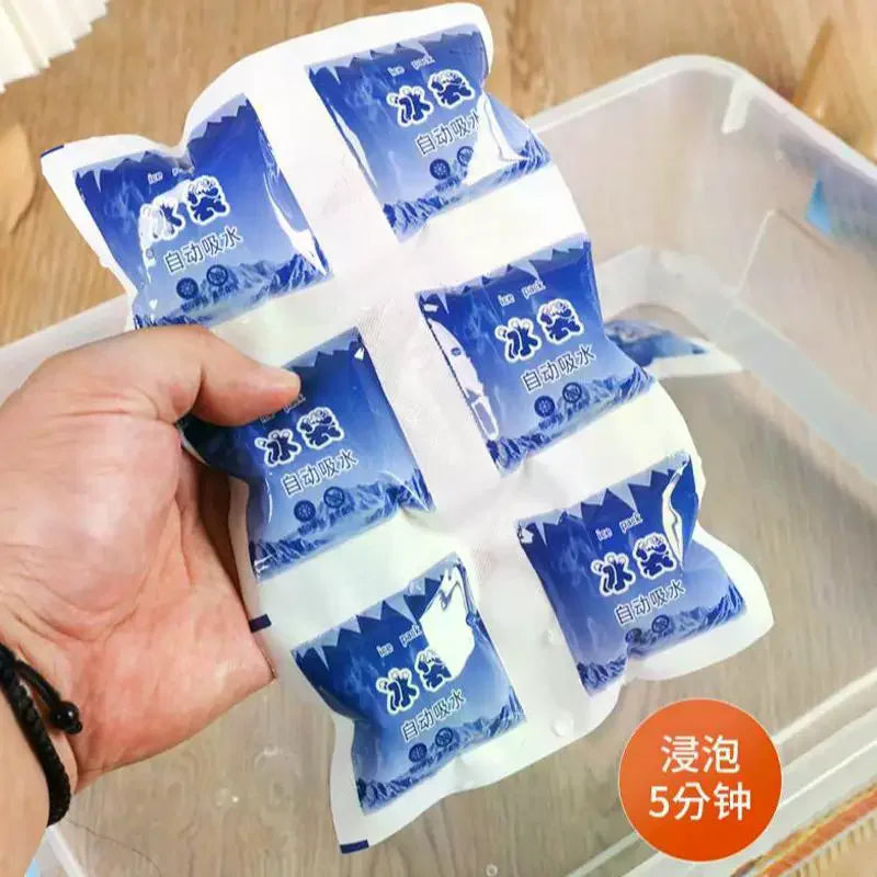 Reusable Gel Ice Pack 24/28 Grids – Cooler Bag for Food & Drinks Reusable Ice Pack Richie's