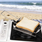 Foldable Stainless Steel Bread Grill Rack – Camping & BBQ Camping Grill Rack Richie's