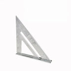 7-Inch Aluminum Triangle Ruler – Metric & Imperial Woodworking Tool Woodworking Angle Ruler Richie's silver-english