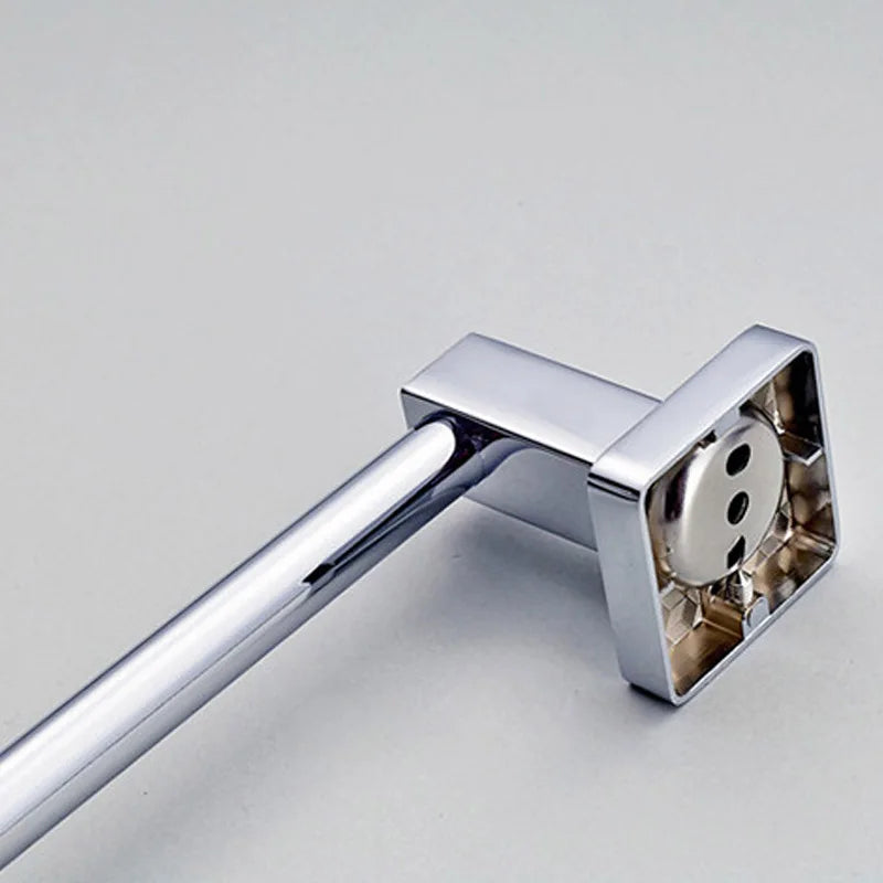 HOBHE Single Towel Bar Rack Stainless Steel Chrome 60cm Towel Bar Rack Richie's