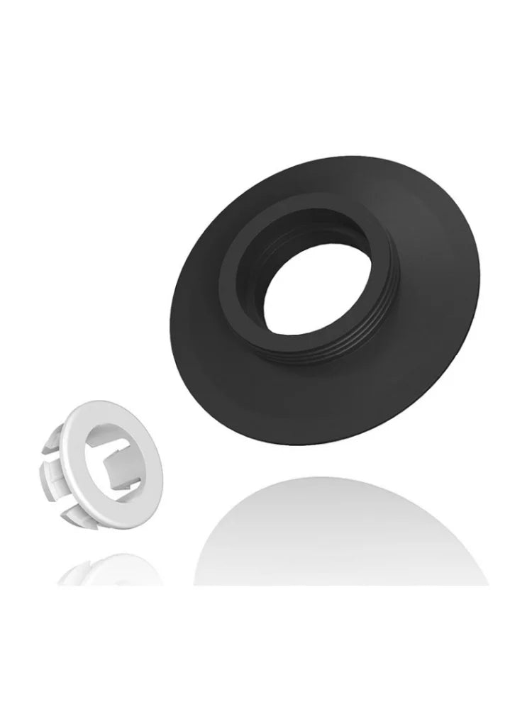Silicone Toilet Flush Valve Washer Seal with Clip Kit Flush Valve Seal Kit Richie's black
