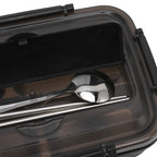 304 Stainless Steel 3-Compartment Lunch Box 1.8L Leakproof Stainless Steel Lunch Box Richie's